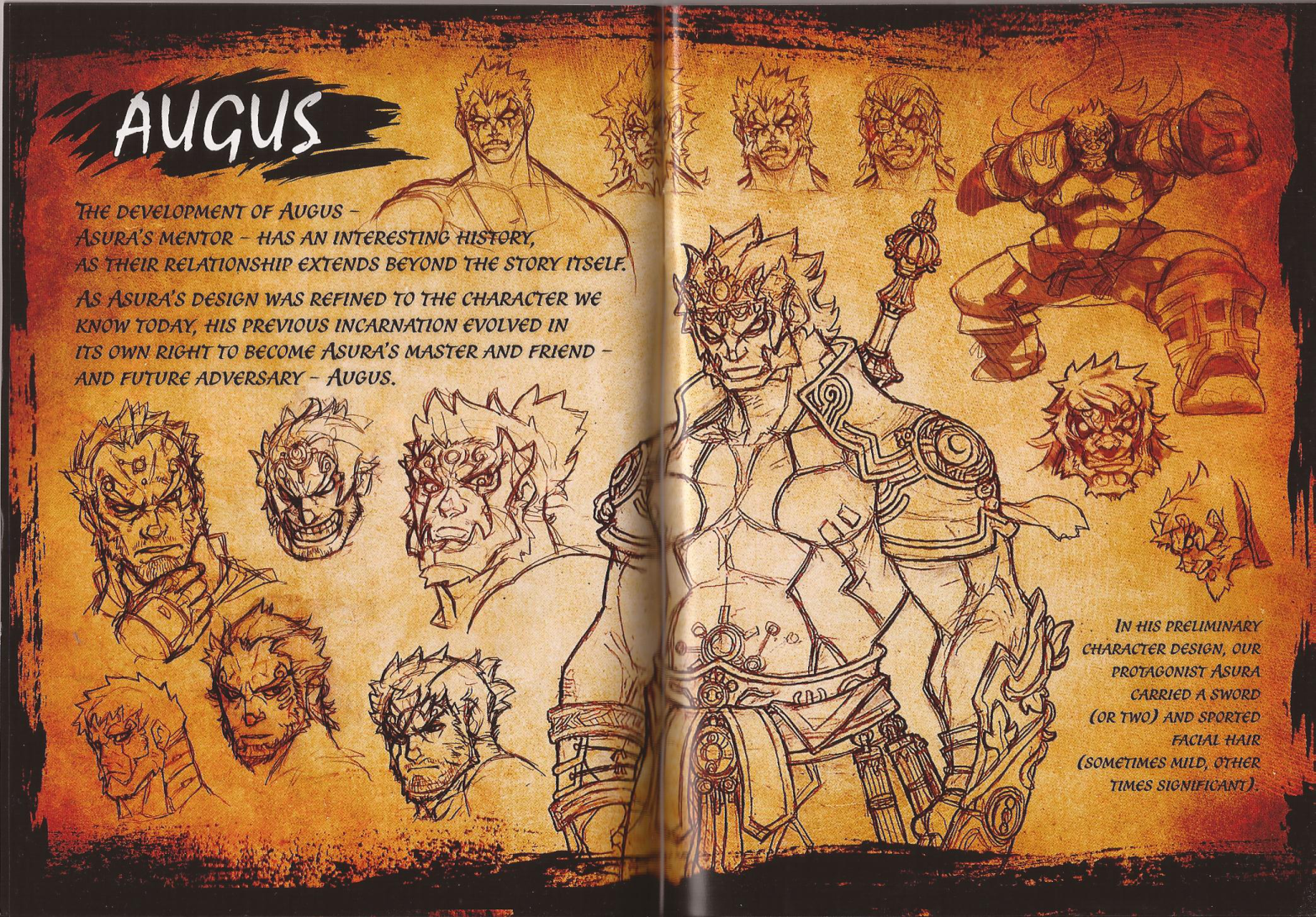 图片[2]-T1295-阿修罗之怒官方完全作品设定集 | Asura 39 s Wrath Official Complete Works Art Book-爱画画的卷心菜