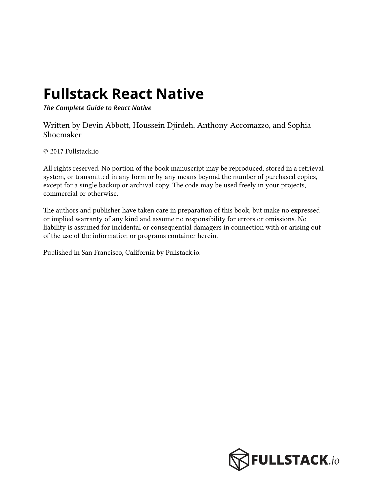图片[2]-T1303-全栈 React Native React Native 完全指南 | Fullstack React Native – The Complete Guide to React Native-爱画画的卷心菜