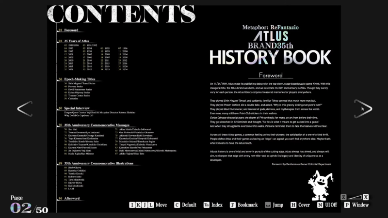 图片[2]-T1326-Atlus三十五周年数字历史书 | Atlus 35th Digital History Book-爱画画的卷心菜