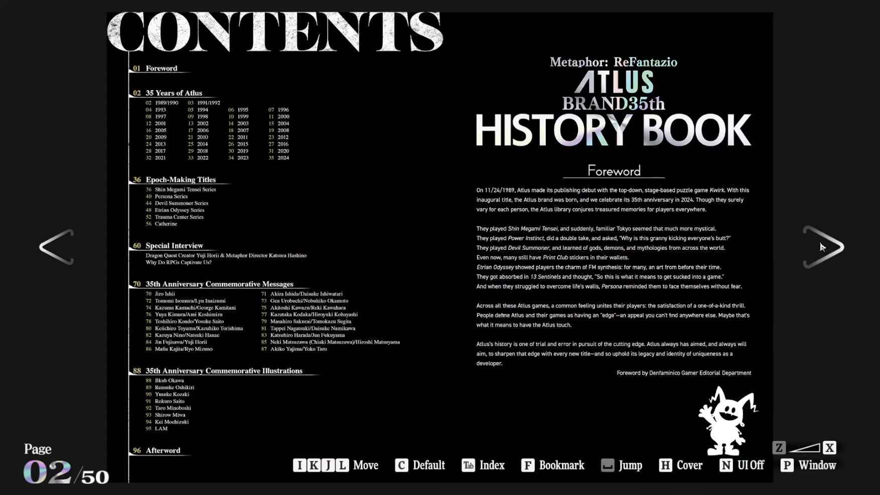 图片[2]-T1326-Atlus三十五周年数字历史书 | Atlus 35th Digital History Book-爱画画的卷心菜