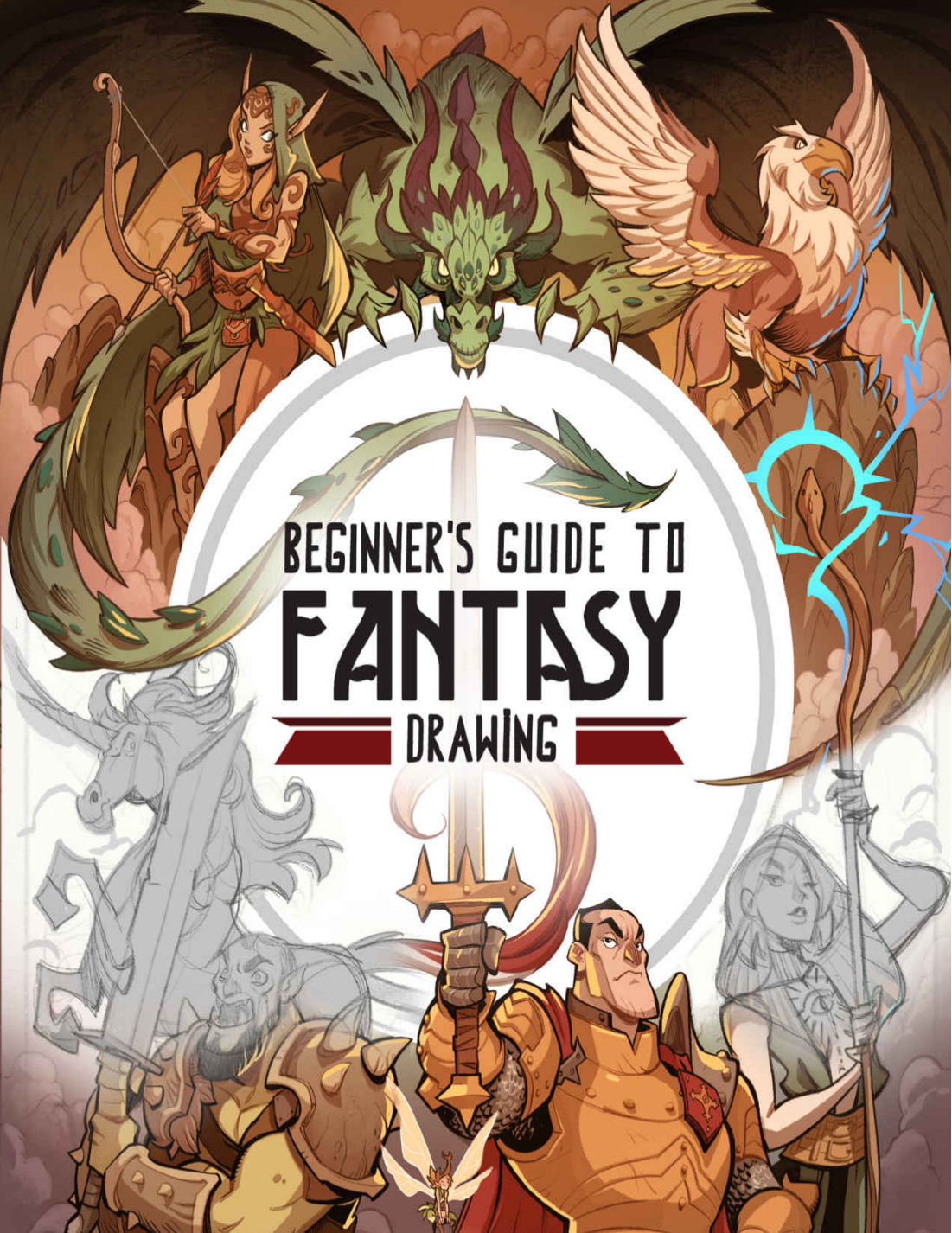 图片[2]-T1406-幻想绘画初学者指南 | Beginners Guide to Fantasy Drawing 3dtotal Publishing Z Librar-爱画画的卷心菜