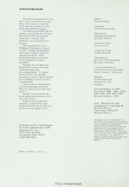 图片[3]-T1188-威尔科克斯 蓝与黄并不成绿 1994 北光出版社 | Wilcox Blue and yellow don’t make green 1994, North Light Book-爱画画的卷心菜