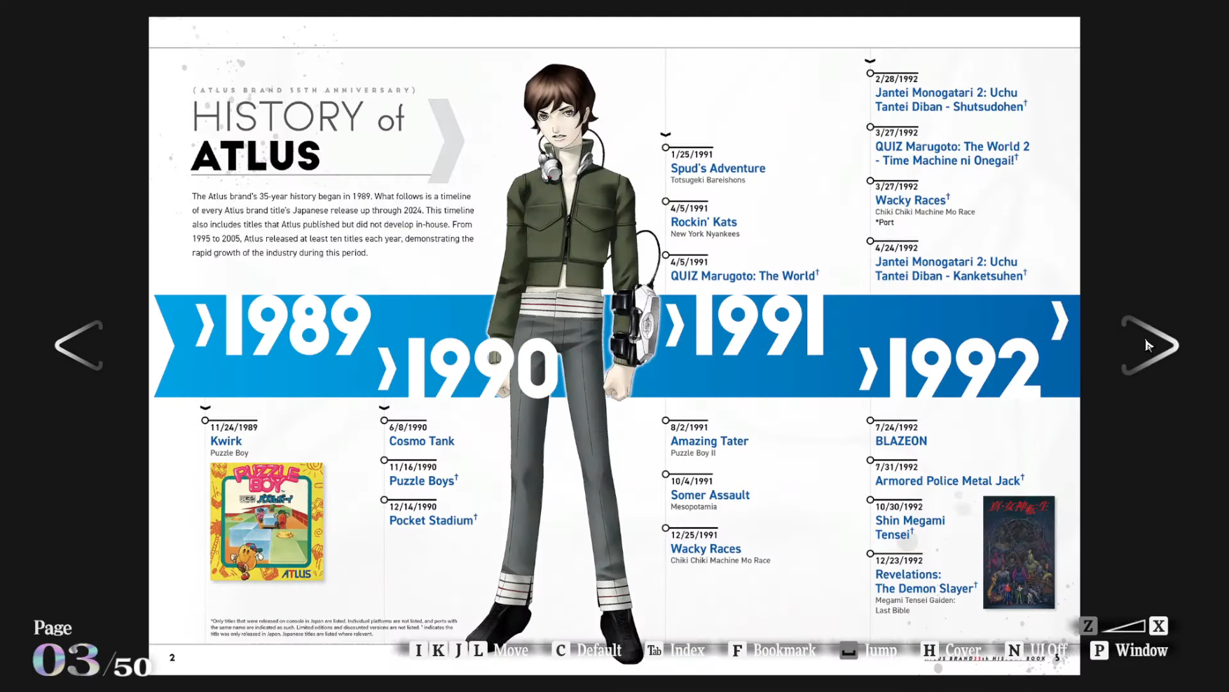 图片[3]-T1326-Atlus三十五周年数字历史书 | Atlus 35th Digital History Book-爱画画的卷心菜