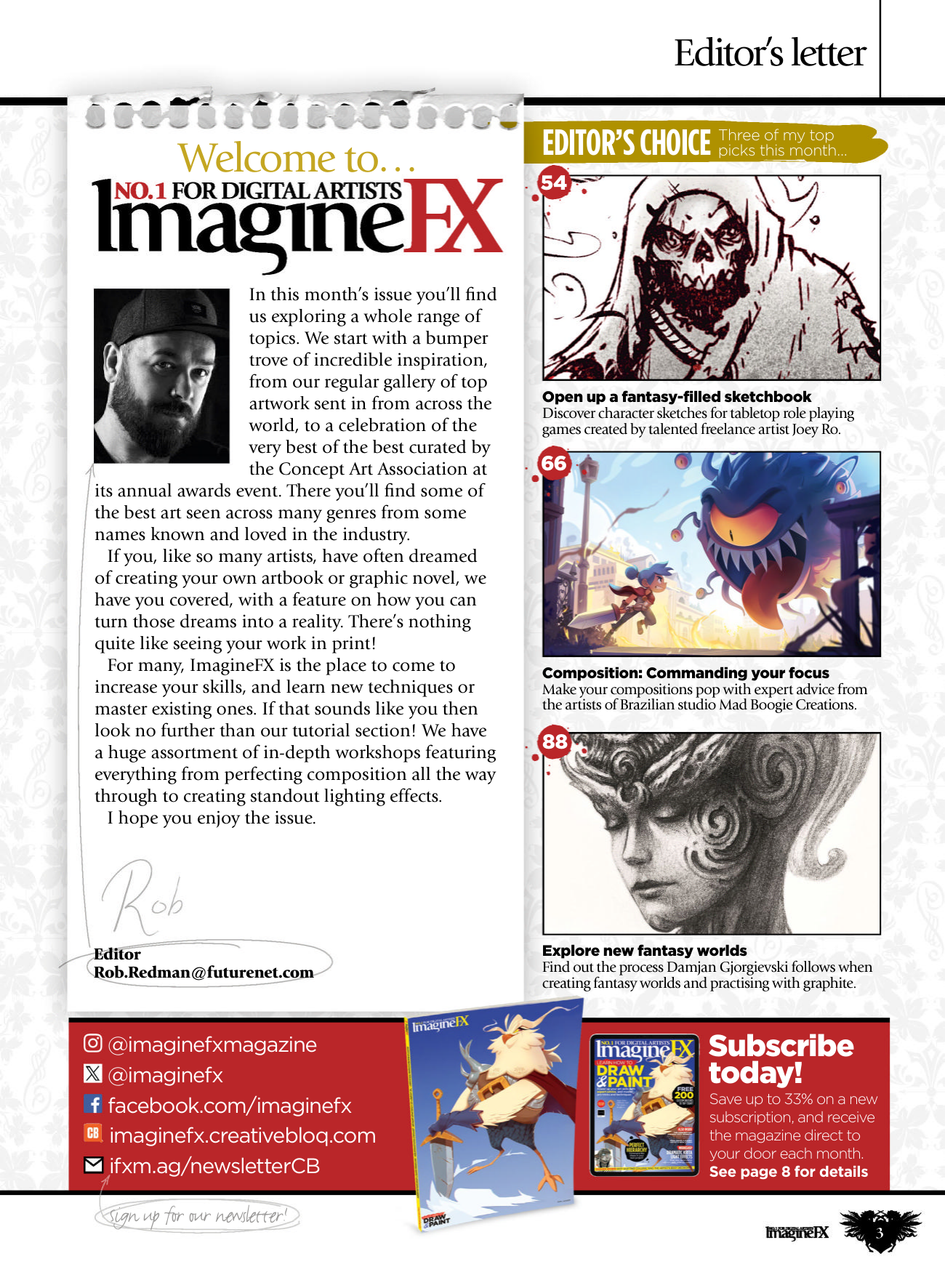 图片[3]-T135-ImagineFX第234期2024年 | ImagineFX – Issue 234  2024-爱画画的卷心菜