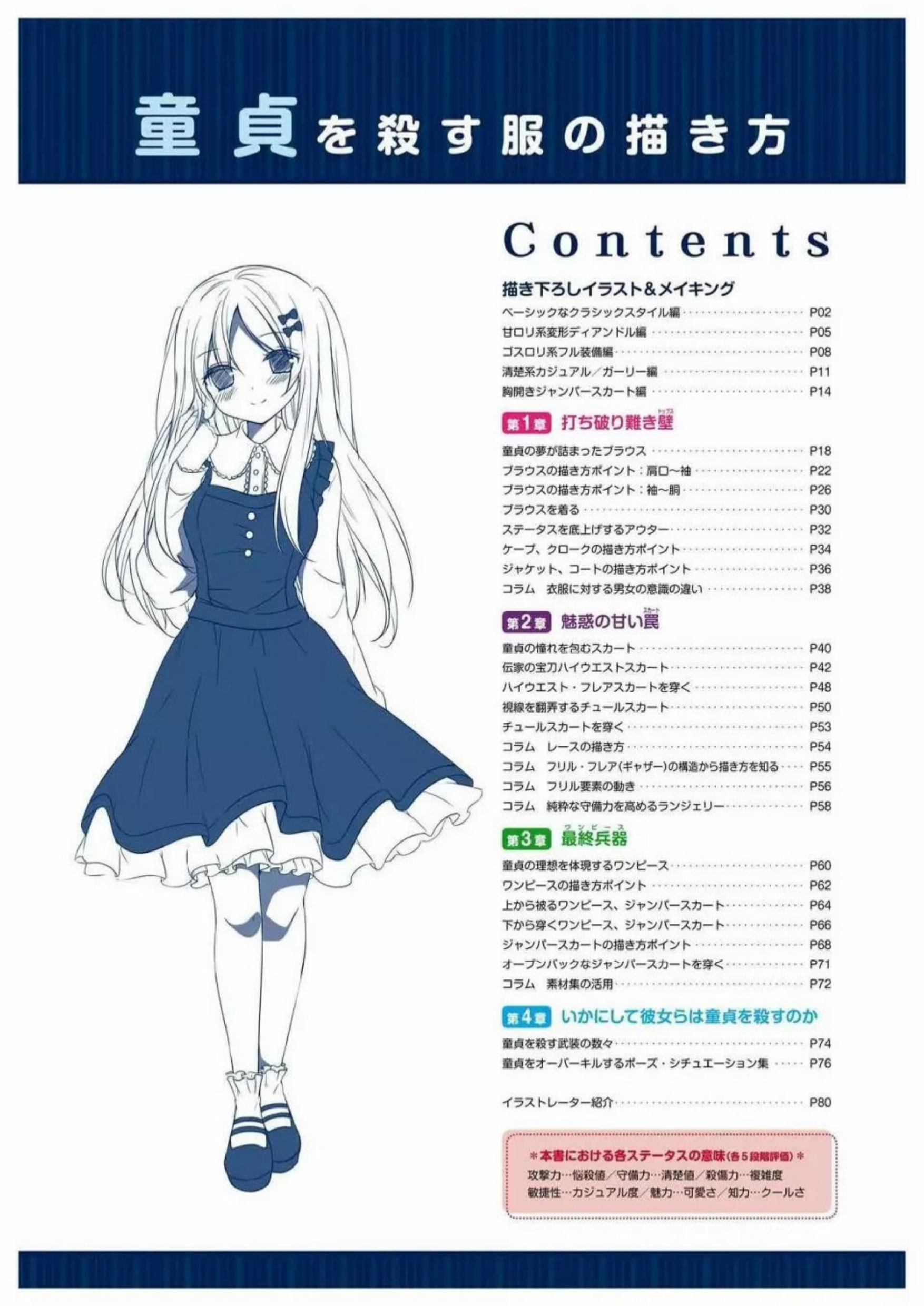 图片[3]-T1058-如何绘制让童贞沦陷的服装 | How to Draw Dresses [童貞を殺す服の描き方]-爱画画的卷心菜