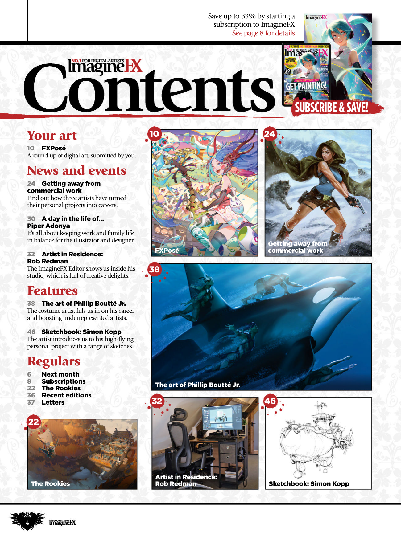图片[4]-T120-ImagineFX 第233期 圣诞特刊 2023 | ImagineFX I233 Xmas 2023-爱画画的卷心菜