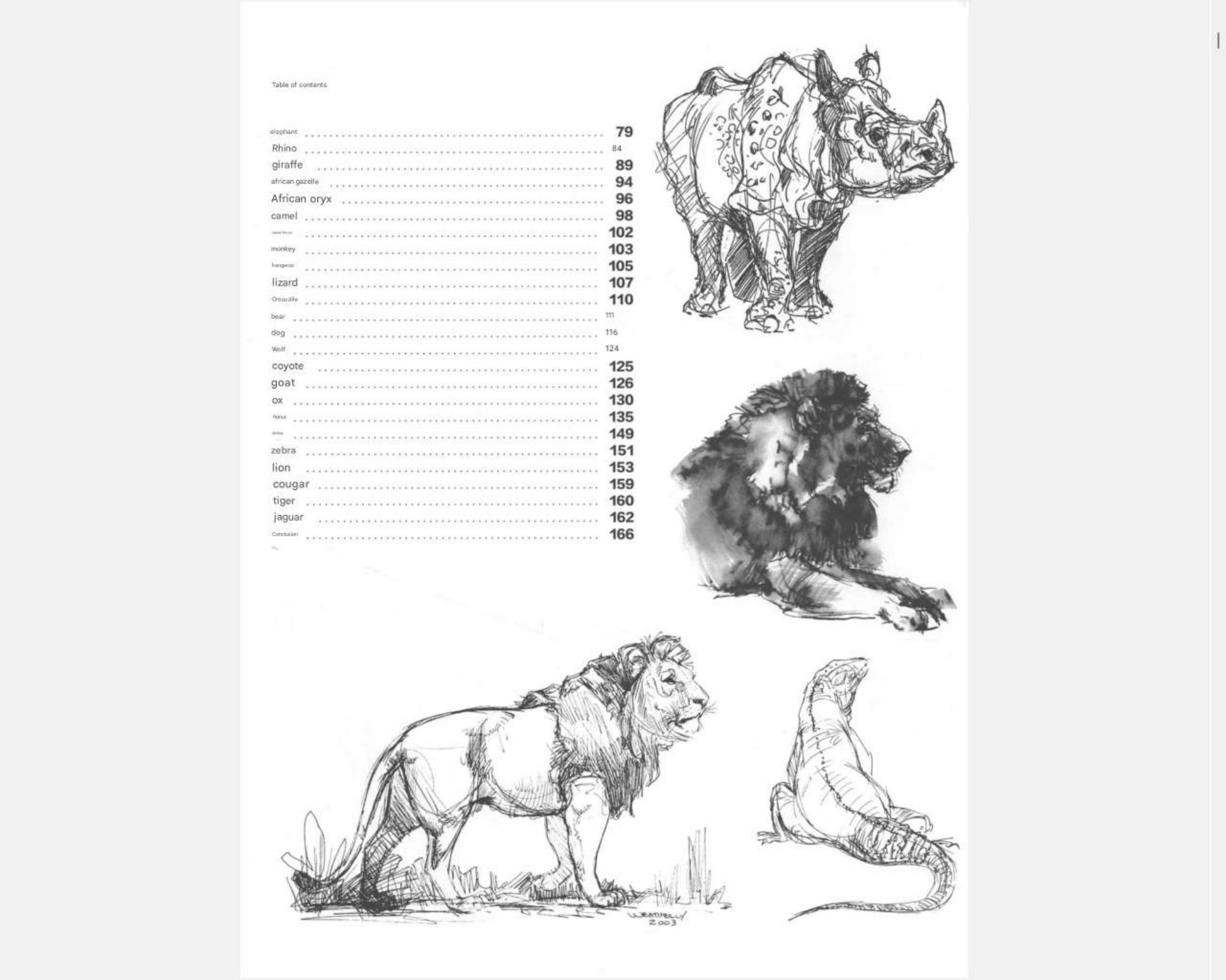 图片[4]-T1256-《Weatherly动物绘画指南》 | Weatherly guide of Animal Drawing-爱画画的卷心菜