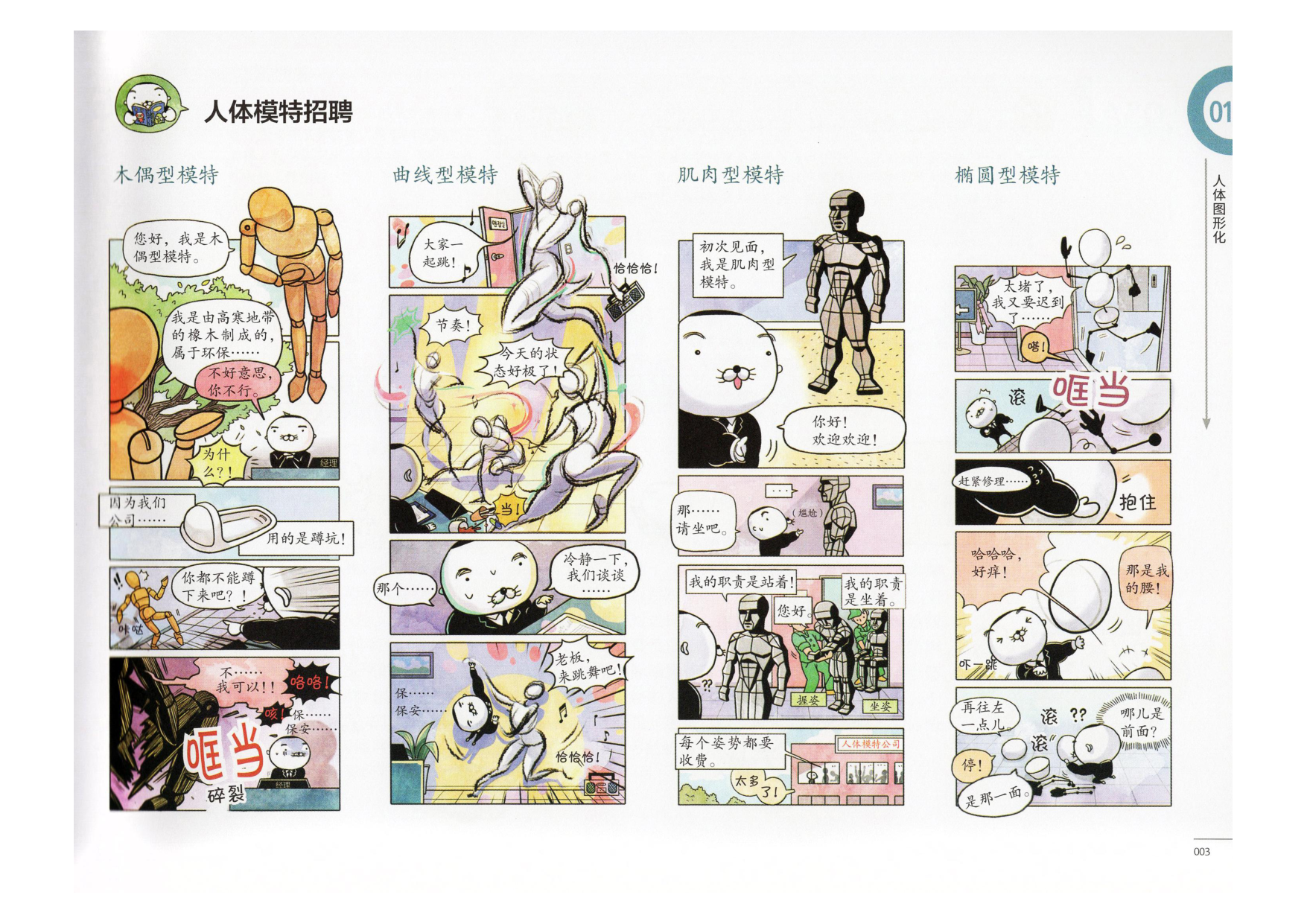 图片[4]-T1311-艺用动态解剖 | 艺用动态解剖 (金乐熹)-爱画画的卷心菜