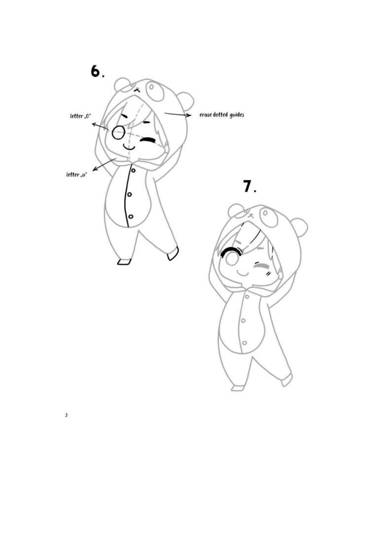 图片[4]-T1314-如何绘制Q版学画超可爱Q版角色 | How To Draw Chibi Learn Drawing Supercute Chibi Characte-爱画画的卷心菜