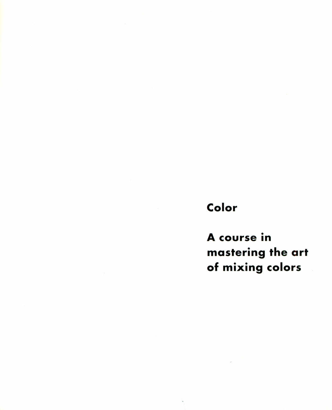 图片[4]-T1433-贝蒂·爱德华兹色彩掌握配色艺术课程 | Betty Edwards Color A Course In Mastering The Art Of Mixing Co-爱画画的卷心菜