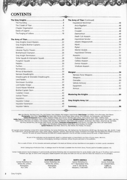 图片[3]-T1077-战锤40K 规则书 灰骑士 第五版 | Warhammer 40k – Codex – Grey Knights 5E-爱画画的卷心菜