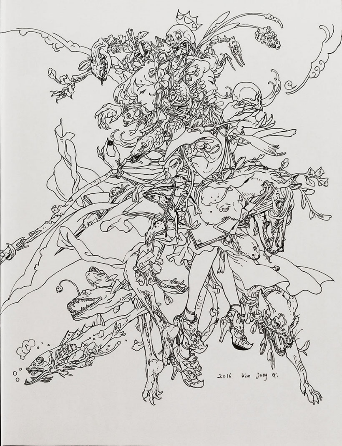 图片[5]-T1176-Kim Jung Gi素描本2016 | Kim Jung Gi – Sketchbook 2016-爱画画的卷心菜