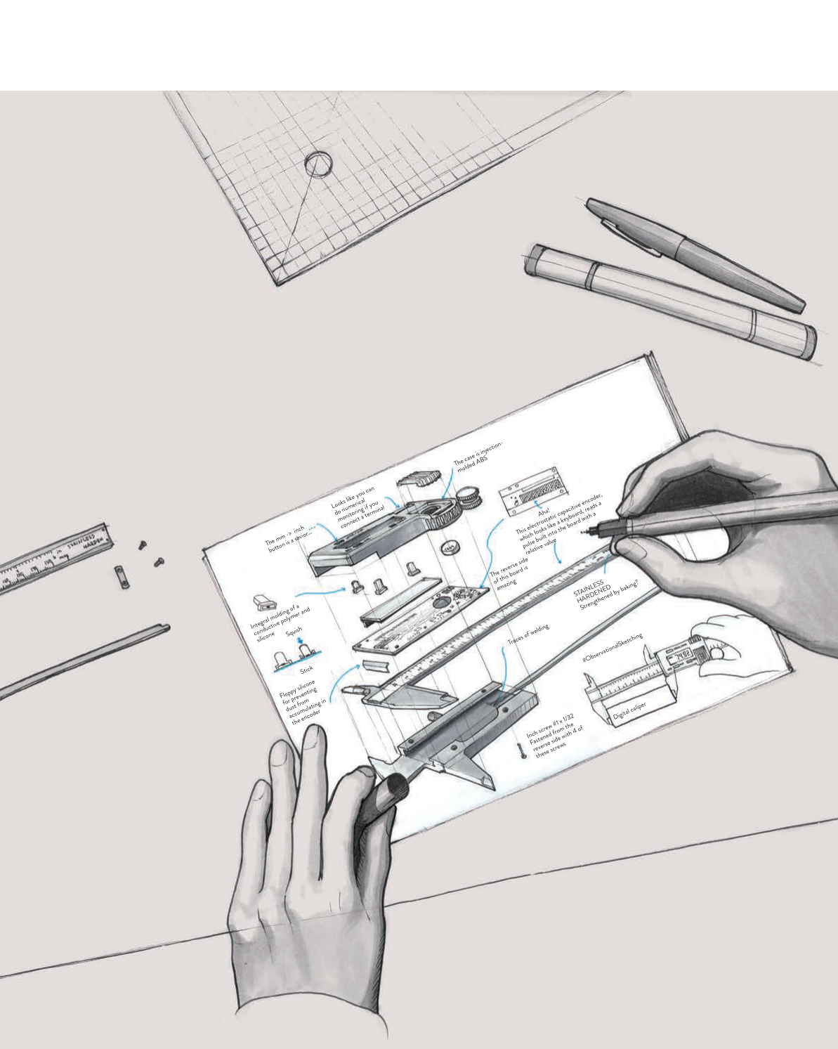 图片[5]-T1177-观测速写  作者 Mariko Higaki | Observational Sketching by Mariko Higaki-爱画画的卷心菜