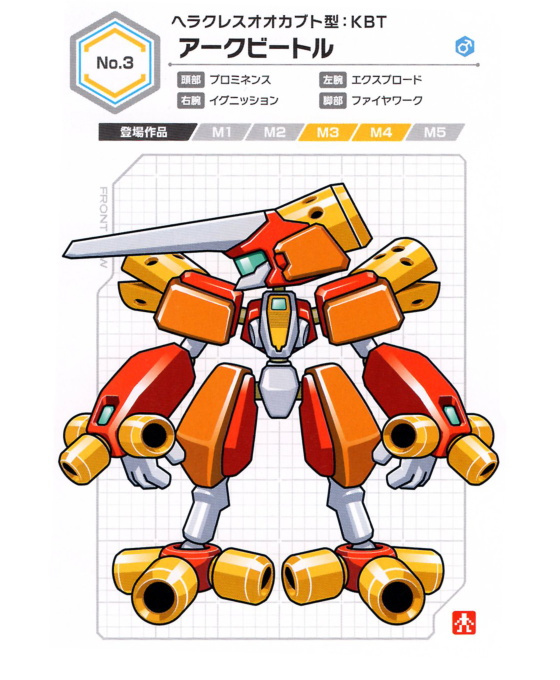 图片[5]-T1186-机甲战士终极角色设定集 | Medarot Ultimate Character Book-爱画画的卷心菜