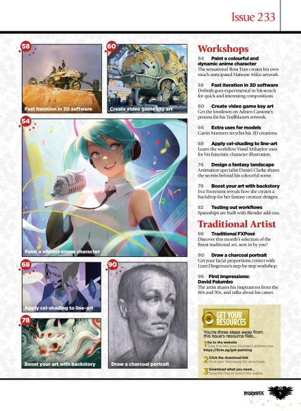 图片[5]-T120-ImagineFX 第233期 圣诞特刊 2023 | ImagineFX I233 Xmas 2023-爱画画的卷心菜