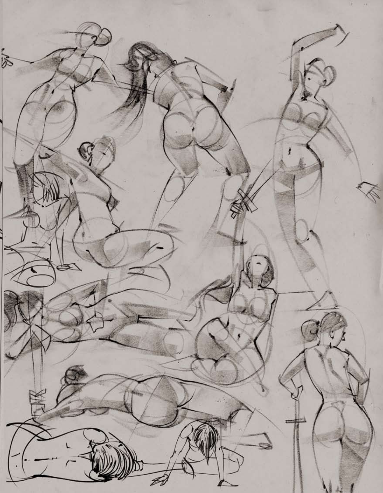 图片[5]-T1221-瑞安·伍德沃德姿态绘画 | Ryan Woodward Gesture Drawing-爱画画的卷心菜
