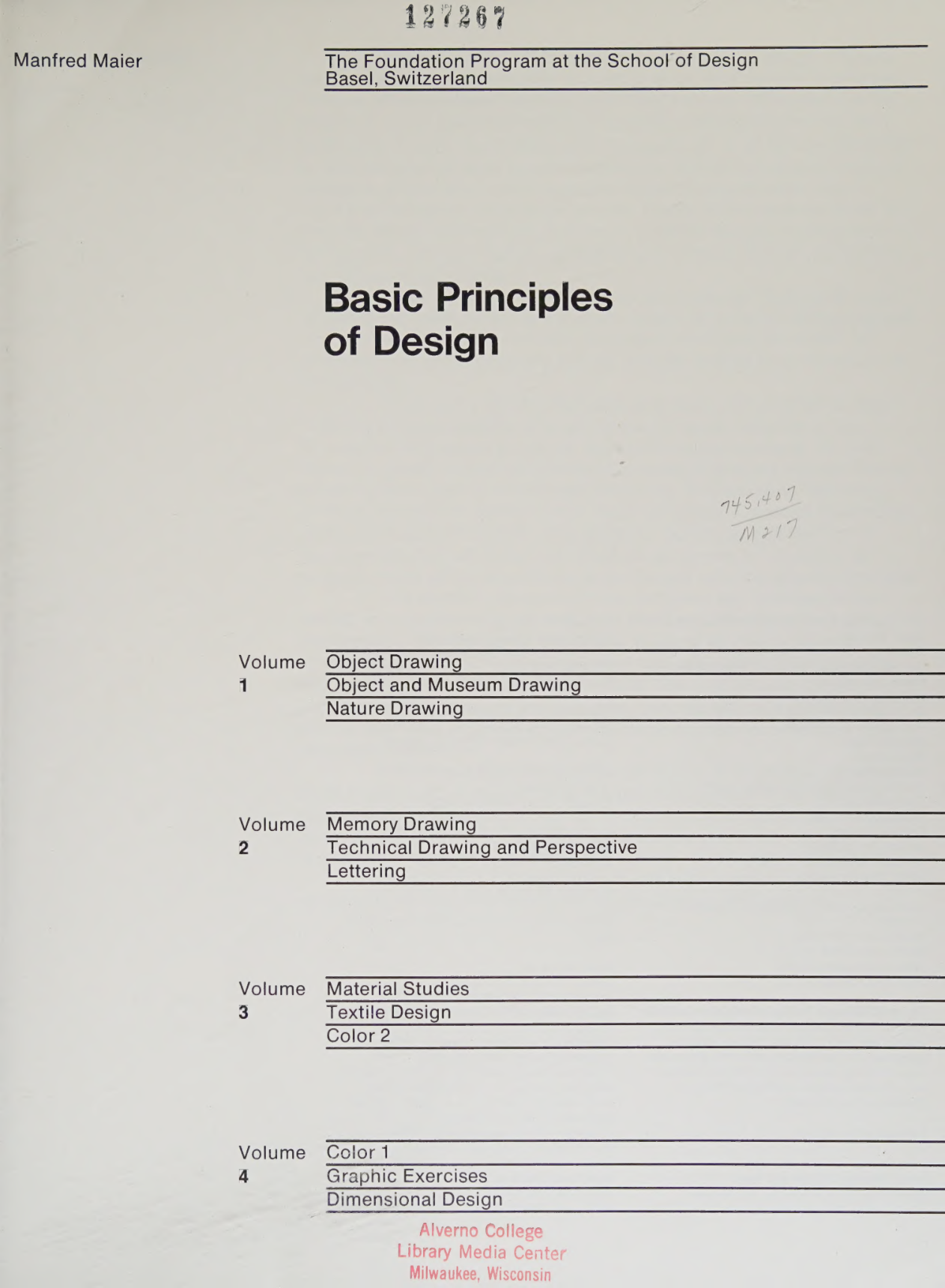 图片[5]-T1017-曼弗雷德·迈尔 设计基本原理1 | Manfred Maier Basic Principles of Design 1 Van Nostrand Reinho-爱画画的卷心菜