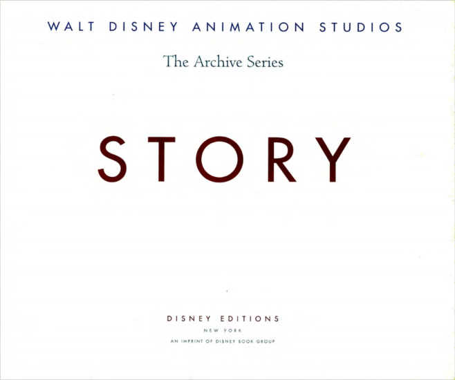 图片[5]-T1374-华特迪士尼动画工作室档案系列1 故事 | Walt Disney Animation Studios The Archive Series 1 Story-爱画画的卷心菜