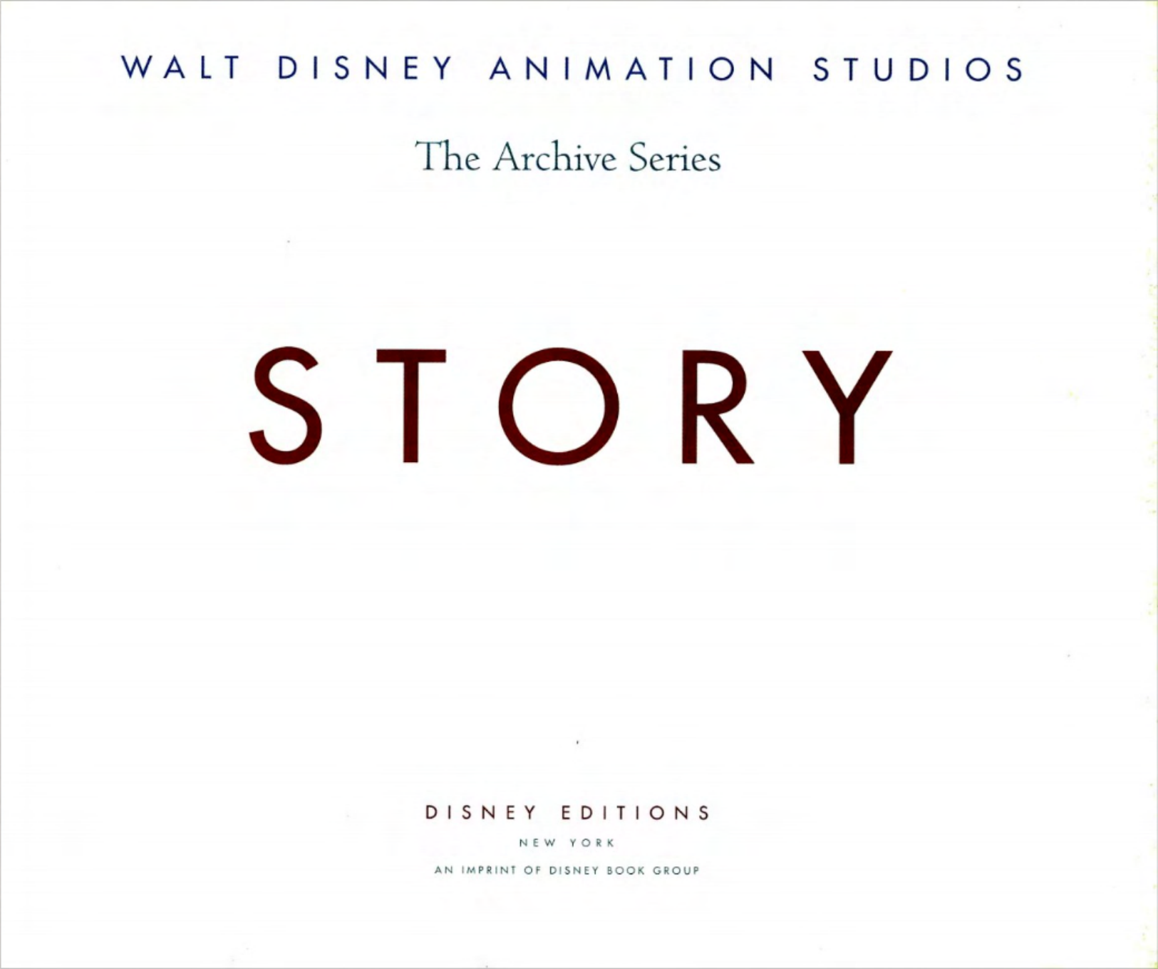 图片[5]-T1374-华特迪士尼动画工作室档案系列1 故事 | Walt Disney Animation Studios The Archive Series 1 Story-爱画画的卷心菜