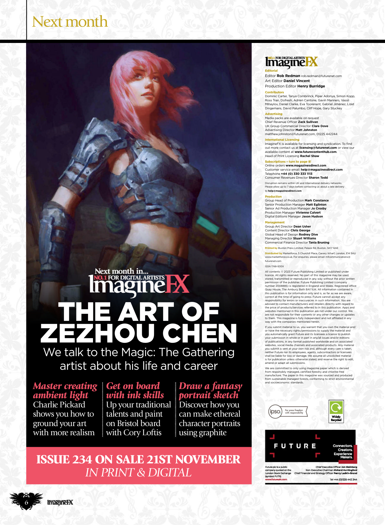 图片[6]-T120-ImagineFX 第233期 圣诞特刊 2023 | ImagineFX I233 Xmas 2023-爱画画的卷心菜