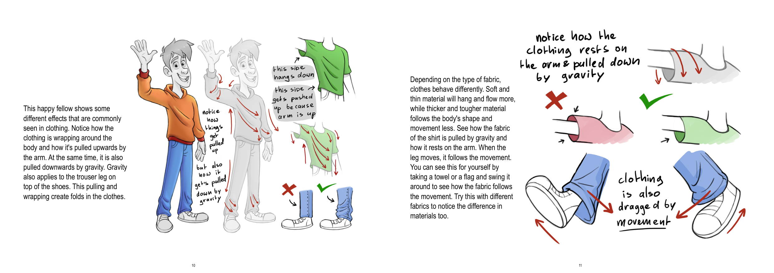 图片[6]-T1217-如何绘制服装 | How to Draw Clothing-爱画画的卷心菜