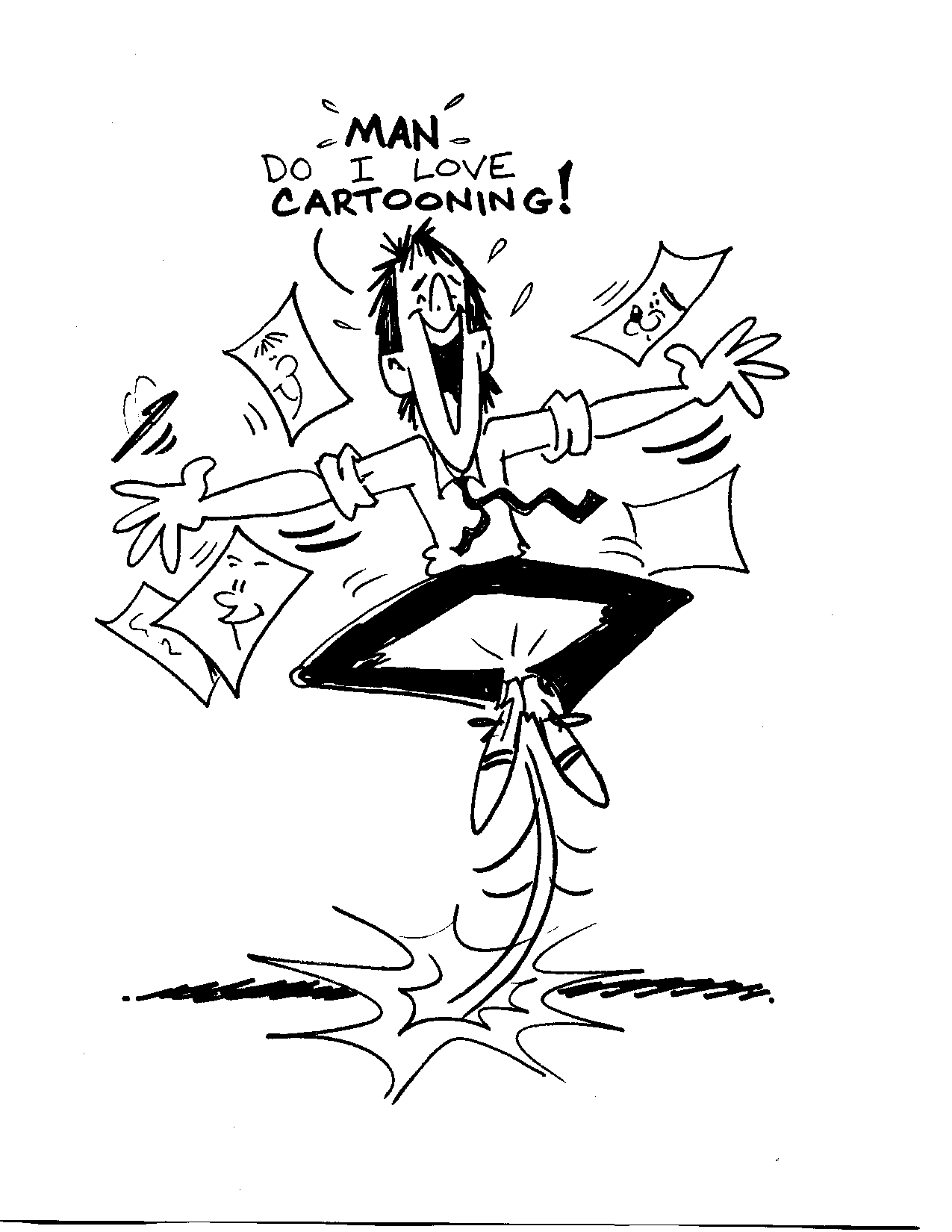图片[6]-T125-布鲁斯·布利茨教你画布利茨漫画 | Bruce Blitz – How To Draw Blitz Cartoons-爱画画的卷心菜