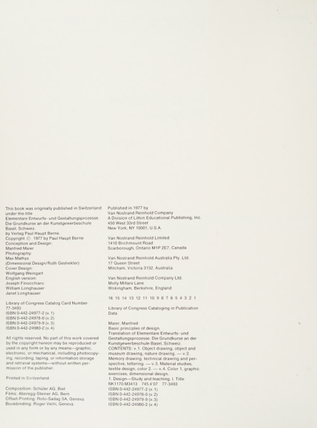 图片[6]-T1018-曼弗雷德·迈尔 设计基本原理 2 | Manfred Maier Basic Principles of Design 2 Van Nostrand Reinho-爱画画的卷心菜