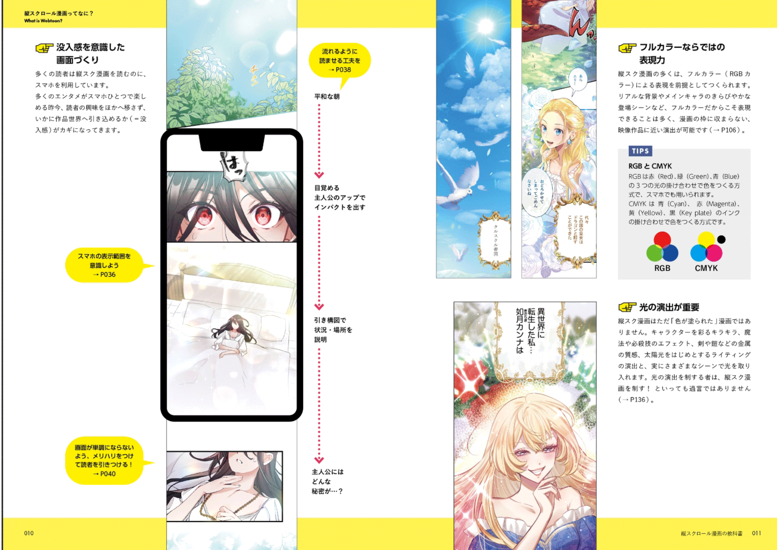 图片[6]-T1306-纵向卷轴漫画教科书 向专业人士学习构图着色演出的基础与提升技巧2 | 縦スクロール漫画の教科書 プロに学ぶ構図・着彩・演出の基本&上達テクニック 2-爱画画的卷心菜