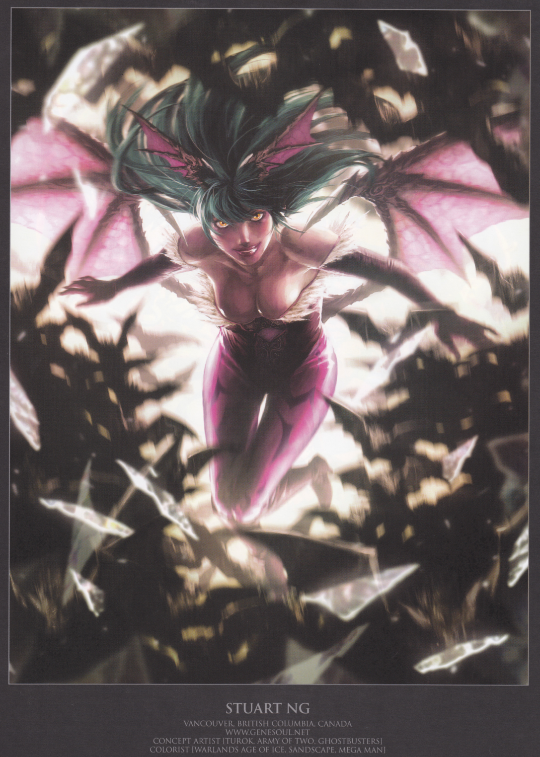 图片[6]-T1412-暗夜猎人致敬集 | Darkstalkers Tribute-爱画画的卷心菜