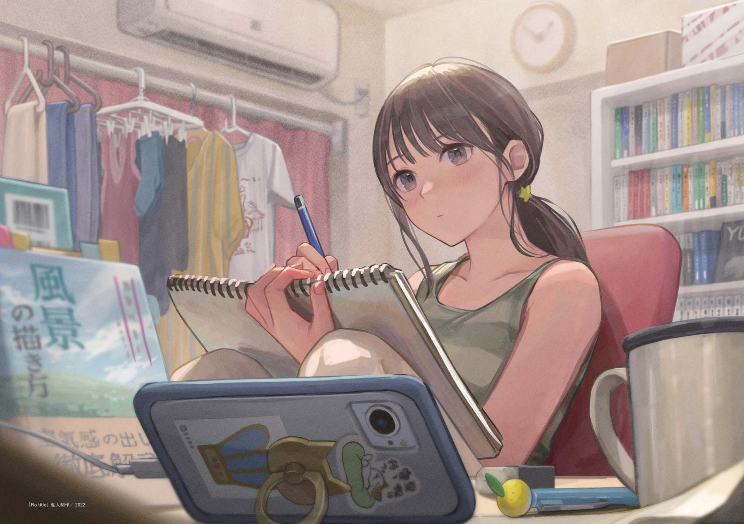 图片[7]-T1004-带背景的人物插图 | Character Illustrations with Backgrounds-爱画画的卷心菜