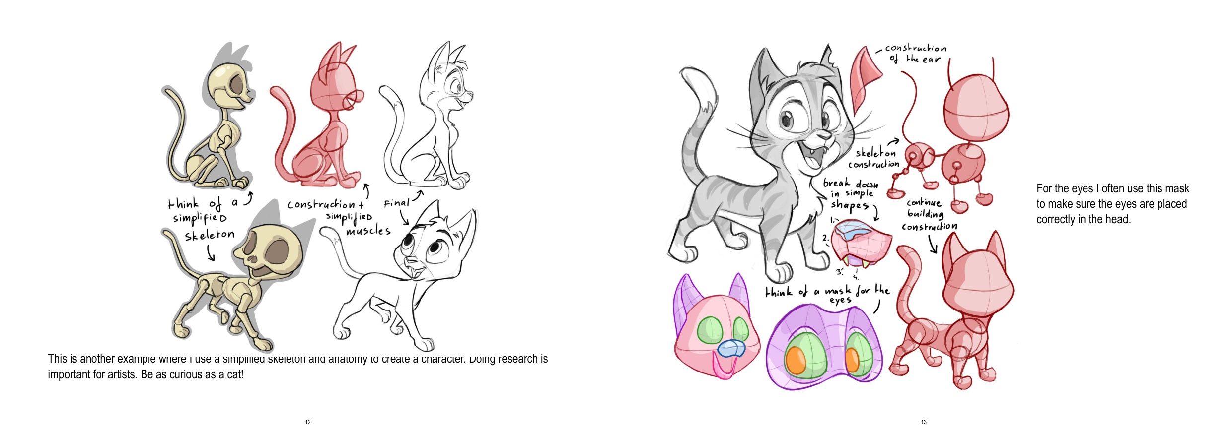 图片[7]-T1277-如何画猫 | How to Draw Cats-爱画画的卷心菜