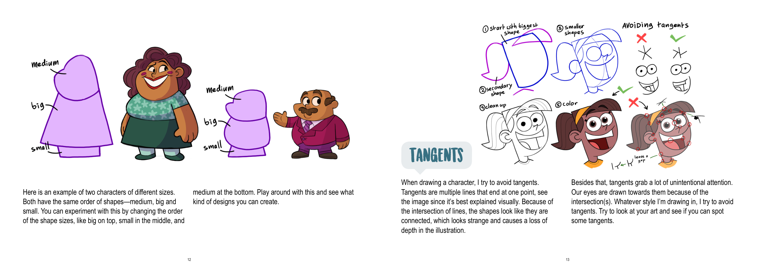 图片[7]-T1420-如何绘制风格化角色 | How to Draw Stylized Chatacters-爱画画的卷心菜
