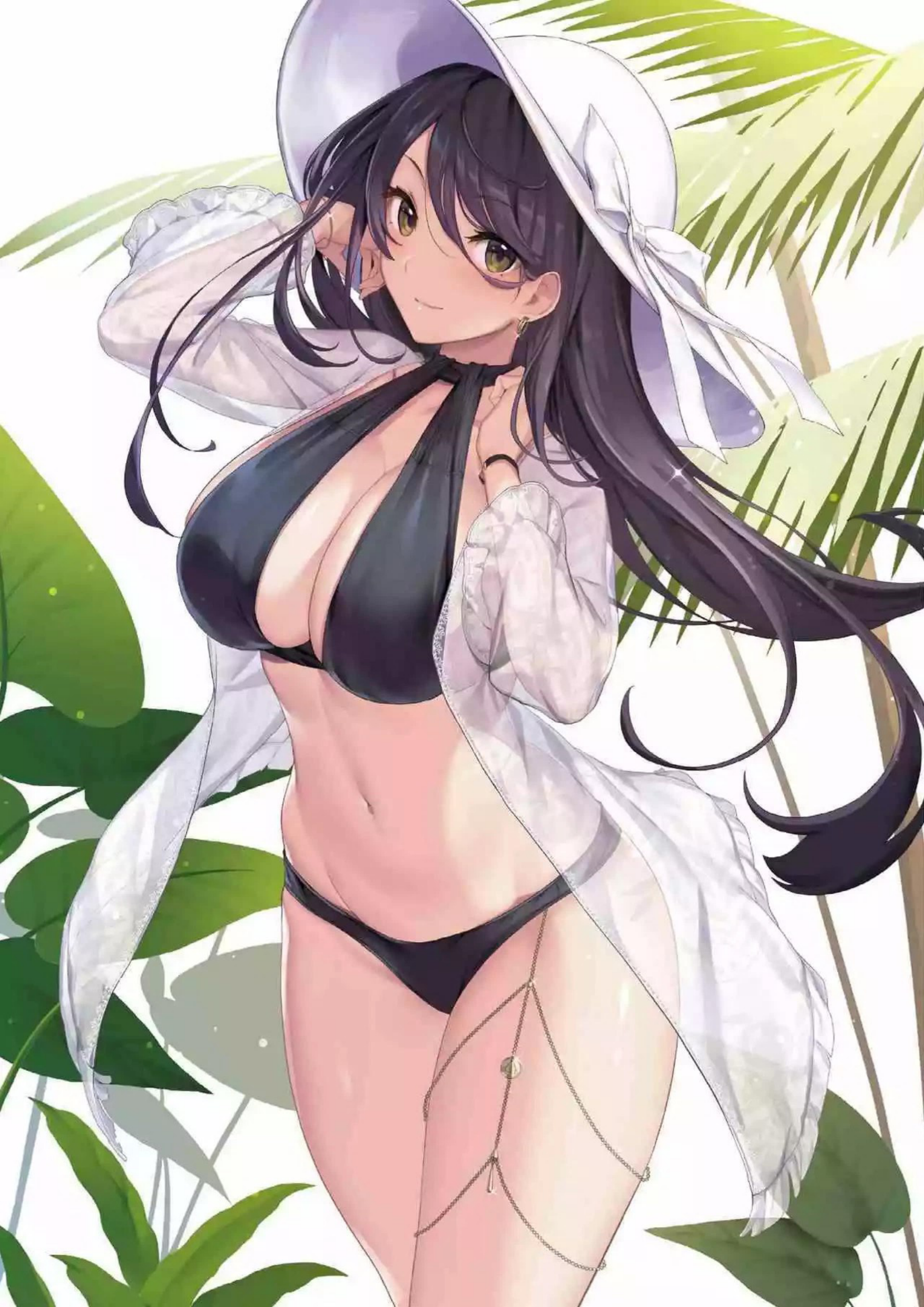 图片[7]-T1059-如何绘制穿泳装的漫画少女 水首的描绘方法 设计与绘画 | How To Draw Manga Girl With Swimsuit 水首の描き方 デザイン＆ドローイング-爱画画的卷心菜