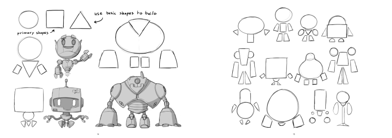 图片[8]-T1187-机器人绘画教程 | How to Draw Robots-爱画画的卷心菜