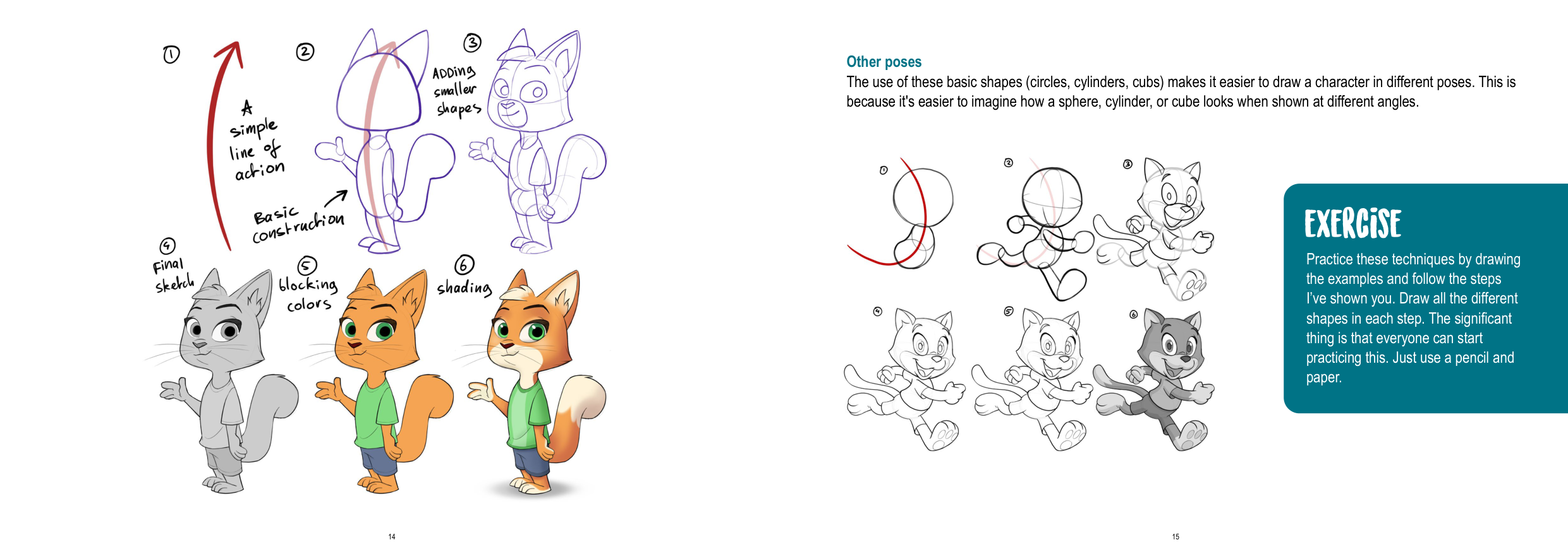 图片[8]-T1277-如何画猫 | How to Draw Cats-爱画画的卷心菜