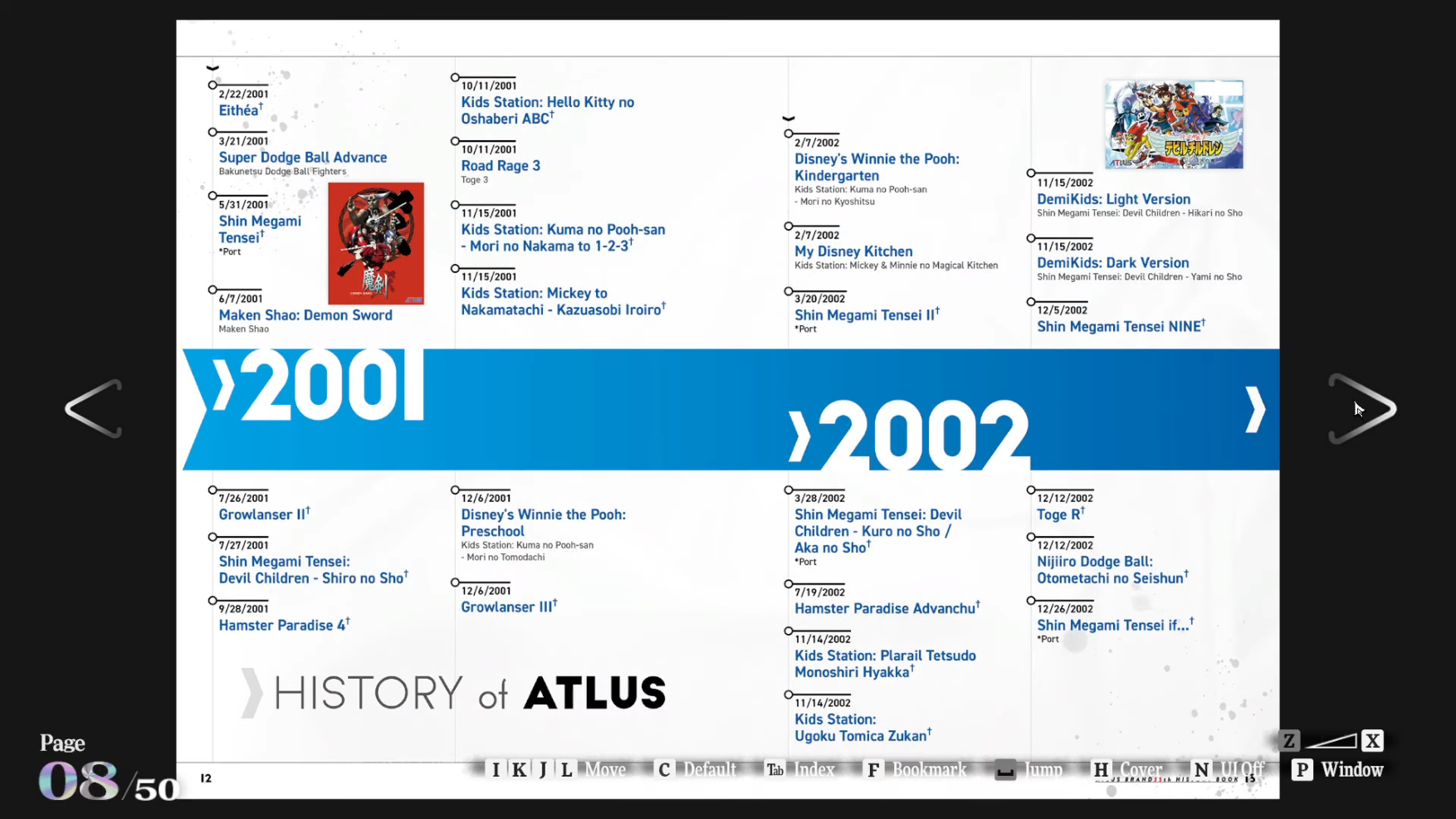 图片[8]-T1326-Atlus三十五周年数字历史书 | Atlus 35th Digital History Book-爱画画的卷心菜