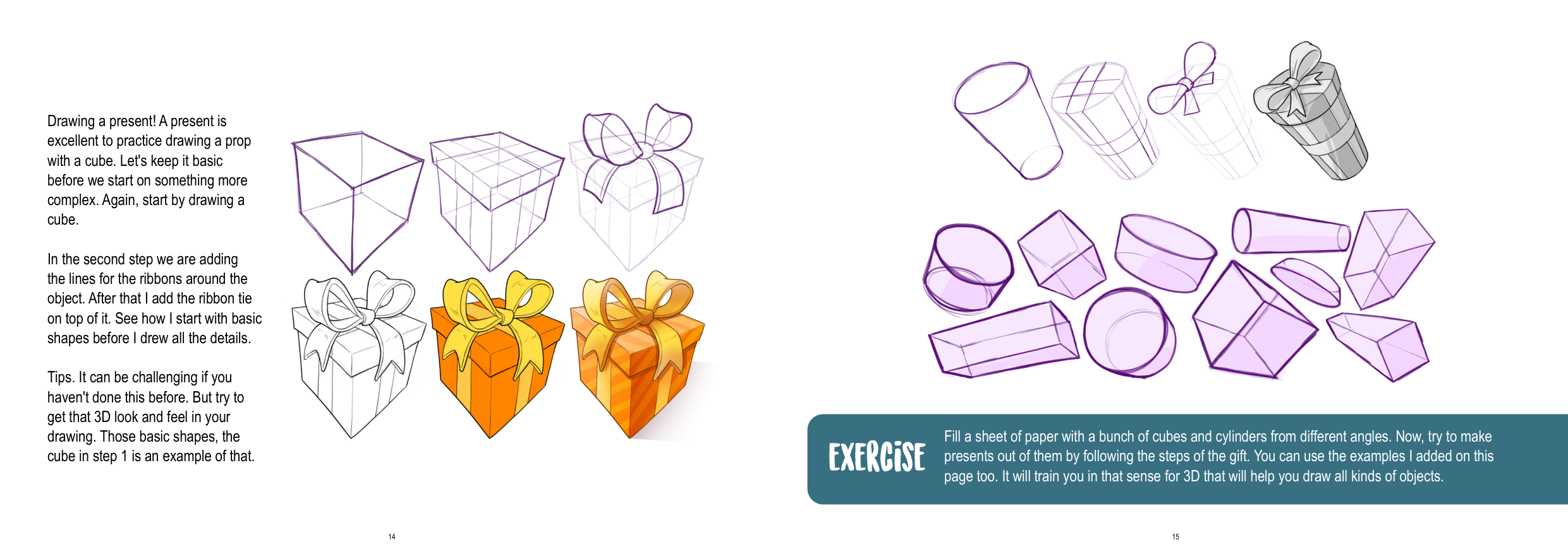 图片[8]-T1349-道具绘制教程 | How to Draw props-爱画画的卷心菜