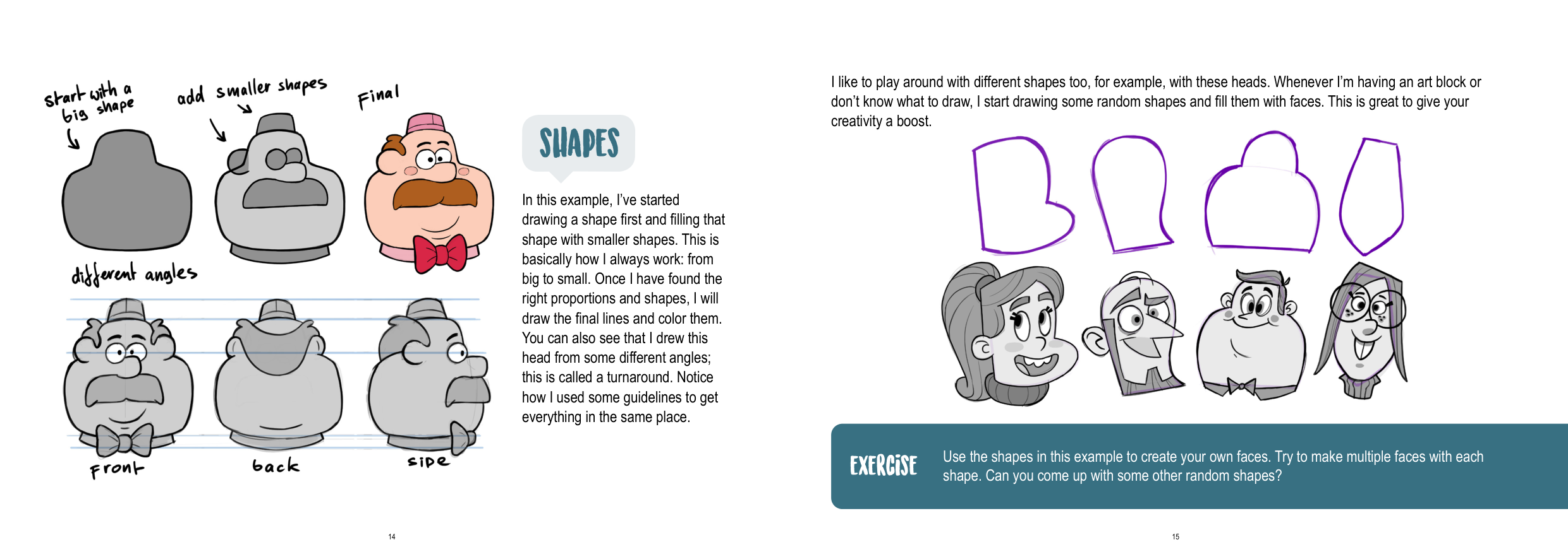 图片[8]-T1420-如何绘制风格化角色 | How to Draw Stylized Chatacters-爱画画的卷心菜