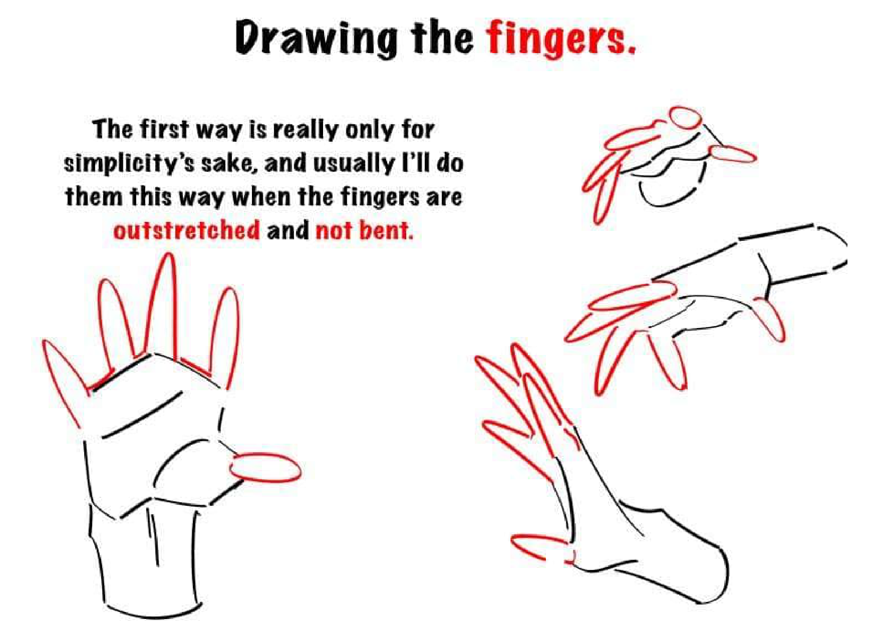 图片[8]-T145-绘制手部的技巧 | Tips for drawing hand-爱画画的卷心菜