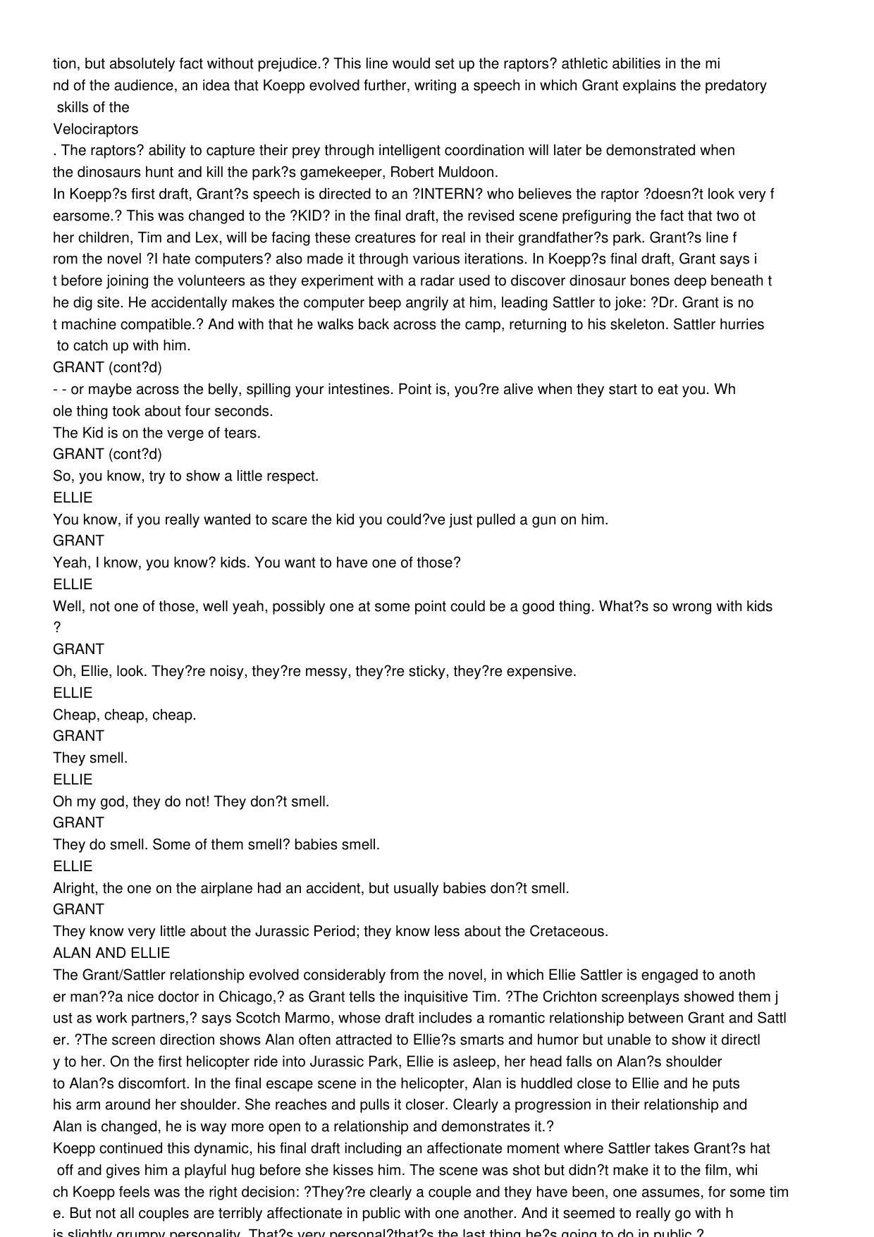 图片[9]-T1110-侏罗纪公园 官方剧本集 | Jurassic Park – The Official Script Book-爱画画的卷心菜