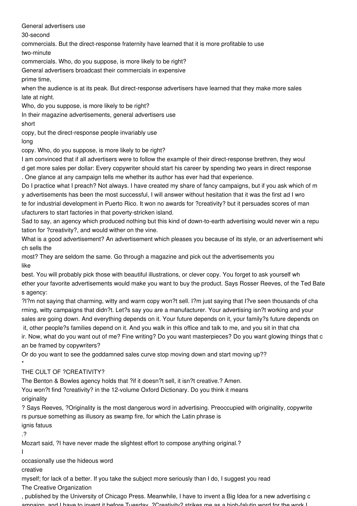 图片[9]-T1126-奥格威谈广告 | Ogilvy on Advertising — David Ogilvy — 1983-爱画画的卷心菜