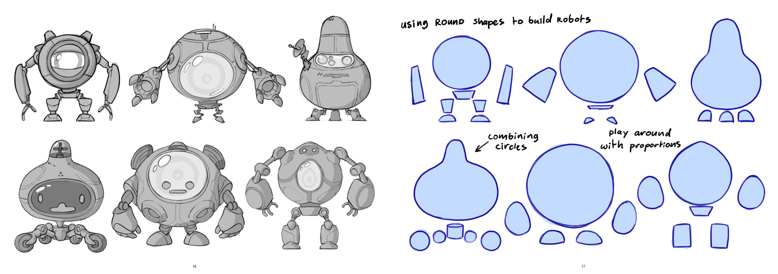 图片[9]-T1187-机器人绘画教程 | How to Draw Robots-爱画画的卷心菜