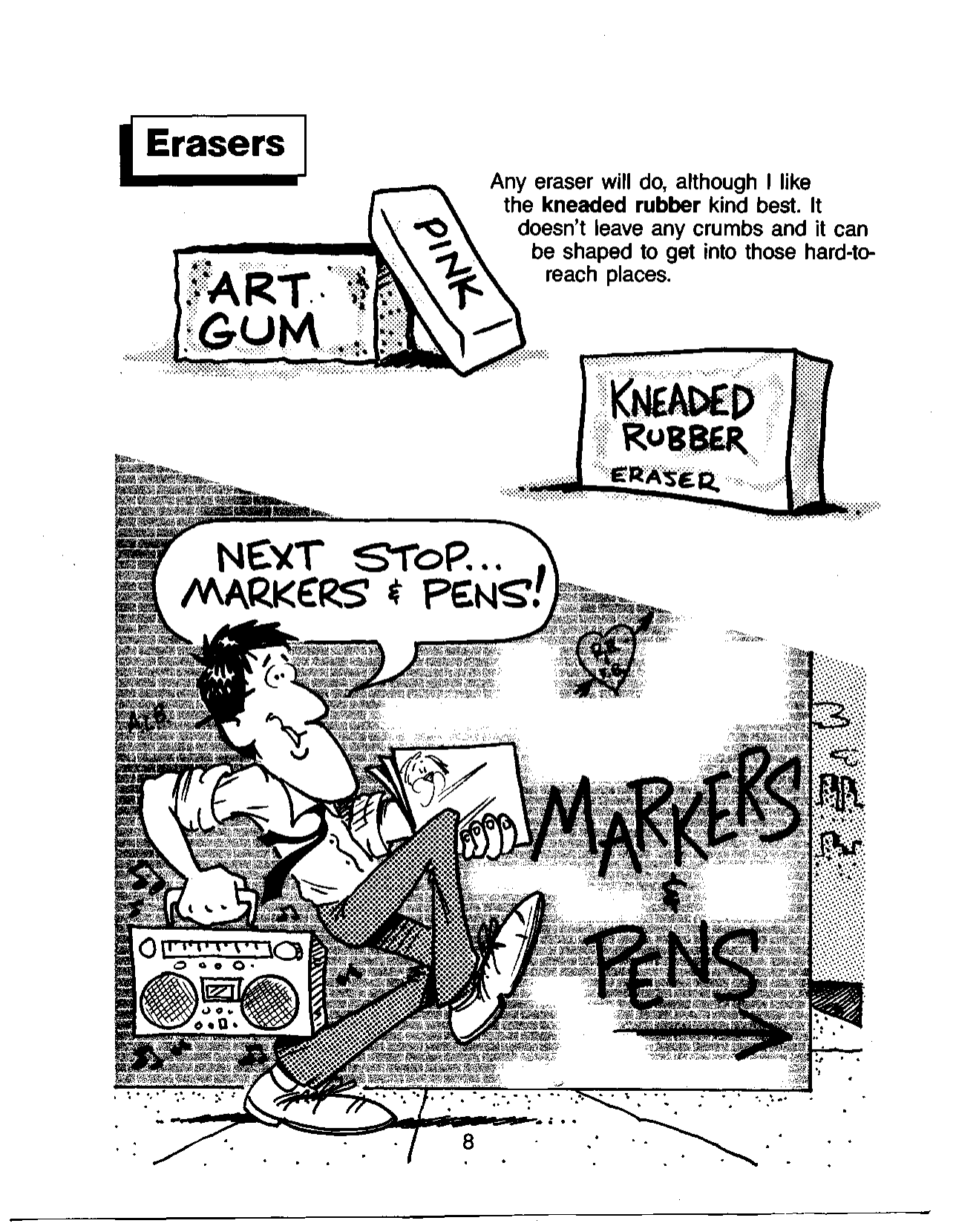 图片[9]-T125-布鲁斯·布利茨教你画布利茨漫画 | Bruce Blitz – How To Draw Blitz Cartoons-爱画画的卷心菜