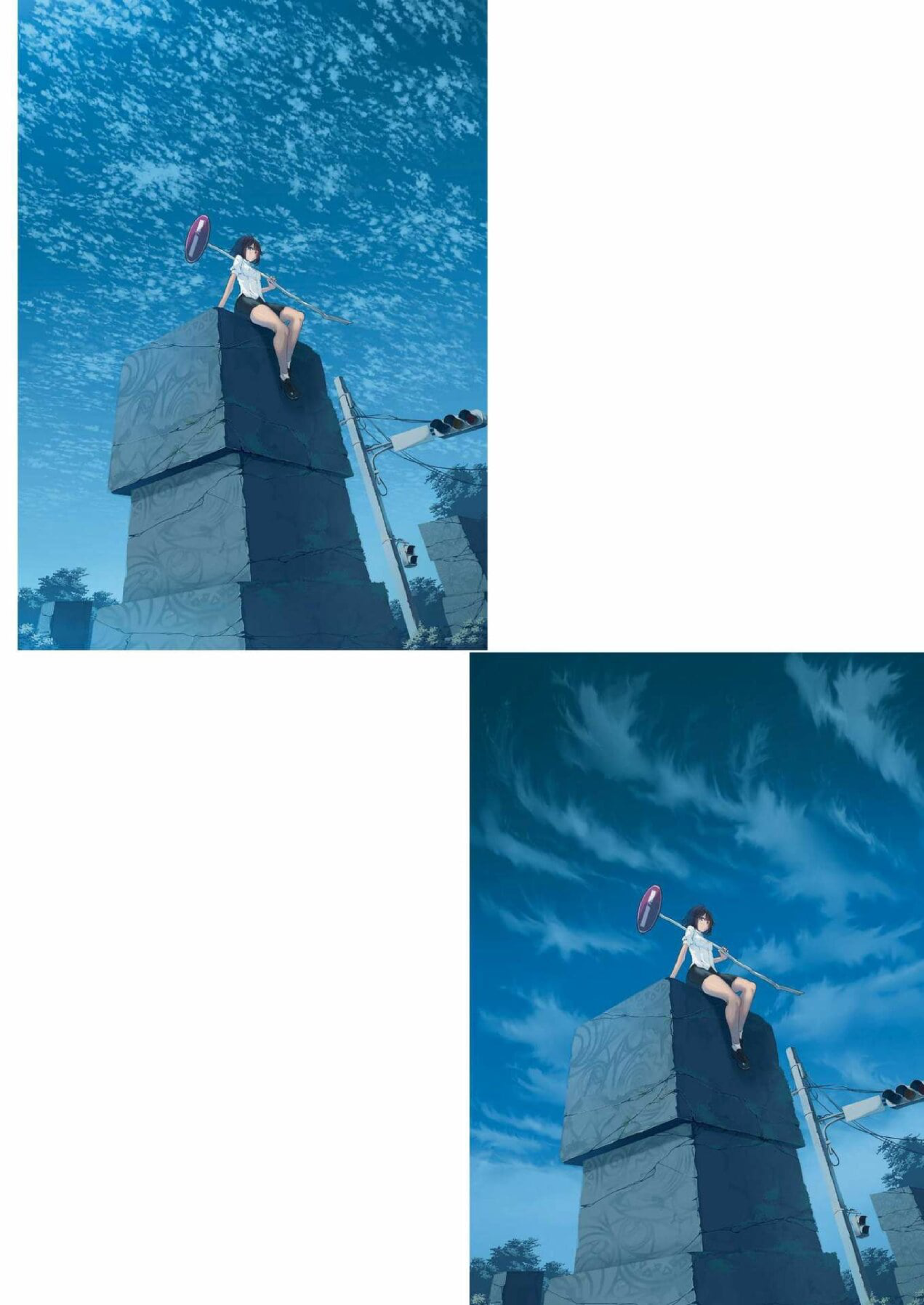 图片[9]-T127-循序渐进的SAI×Photoshop背景绘制课程 自如表现季节与时间流逝 by garnet z li | ステップアップ式 SAI×Photoshopで描く 背景レッスン 季節や時の流れを自在に表現する by garnet z li-爱画画的卷心菜