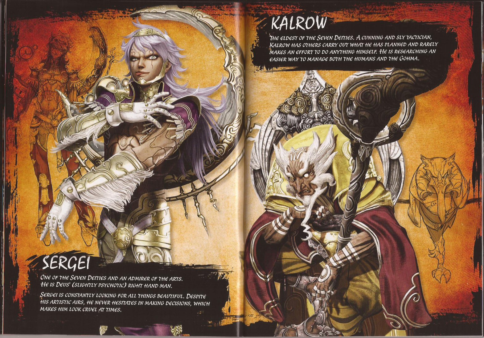 图片[9]-T1295-阿修罗之怒官方完全作品设定集 | Asura 39 s Wrath Official Complete Works Art Book-爱画画的卷心菜