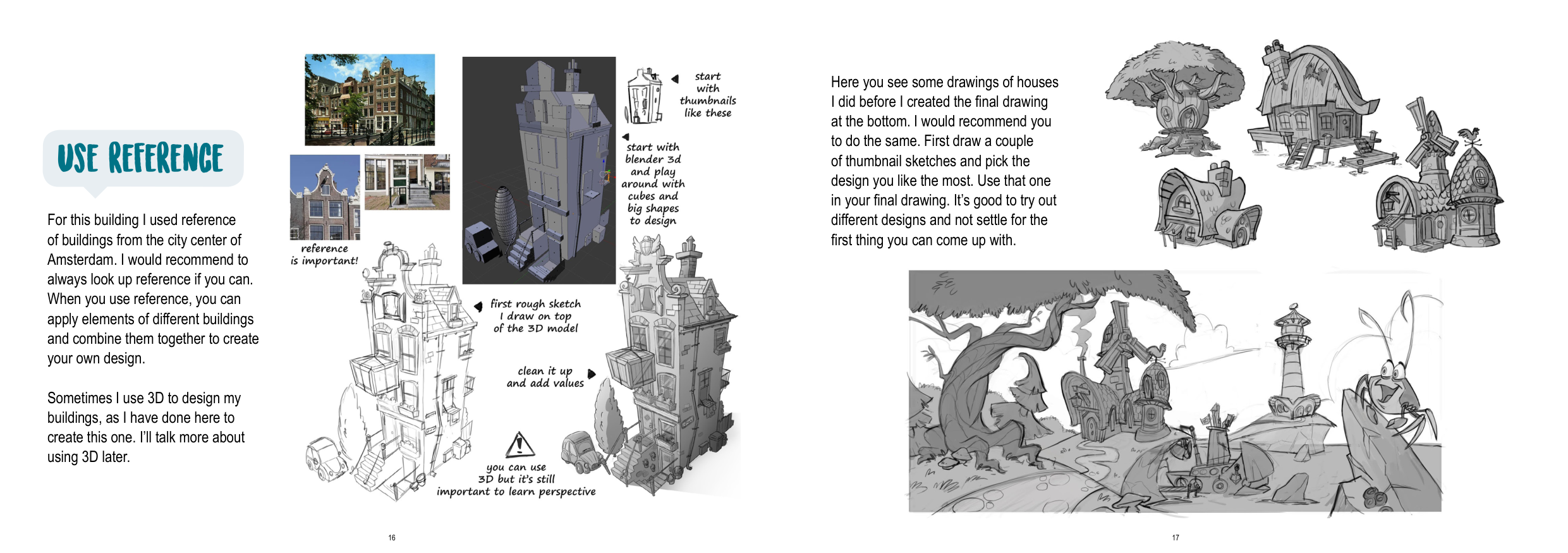图片[9]-T1316-环境绘制教程 | How to Draw Environments-爱画画的卷心菜