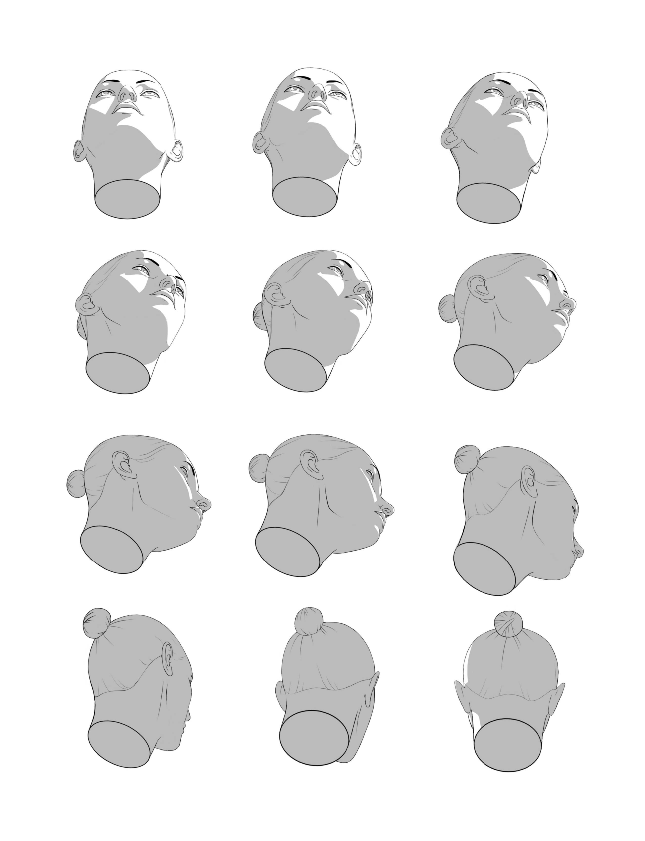 图片[9]-T1031-艺术家面部光照参考指南 Amanda Jean | An Artists Reference Guide To Lighting The Face Amanda Jean-爱画画的卷心菜