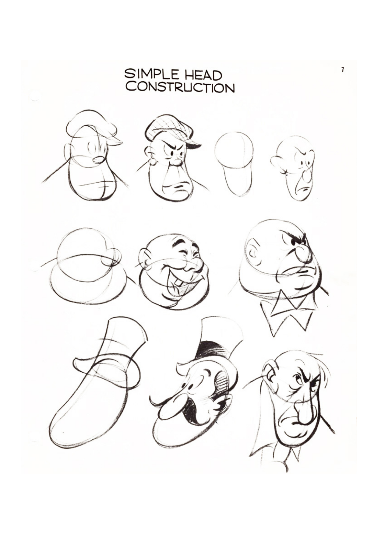 图片[9]-T107-Ken Hultgren 卡通漫画绘制技巧 | Ken Hultgren – The Know How of Cartooning – 1946-爱画画的卷心菜