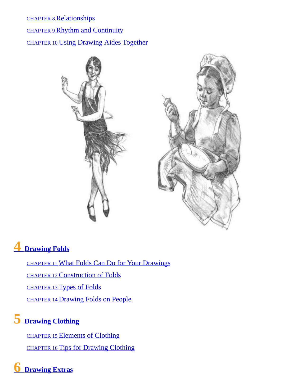 图片[10]-T1251-人物绘画：如何描绘穿衣的人体 Barbara Bradl | Drawing People How to portray the clothed figure Barbara Bradl-爱画画的卷心菜