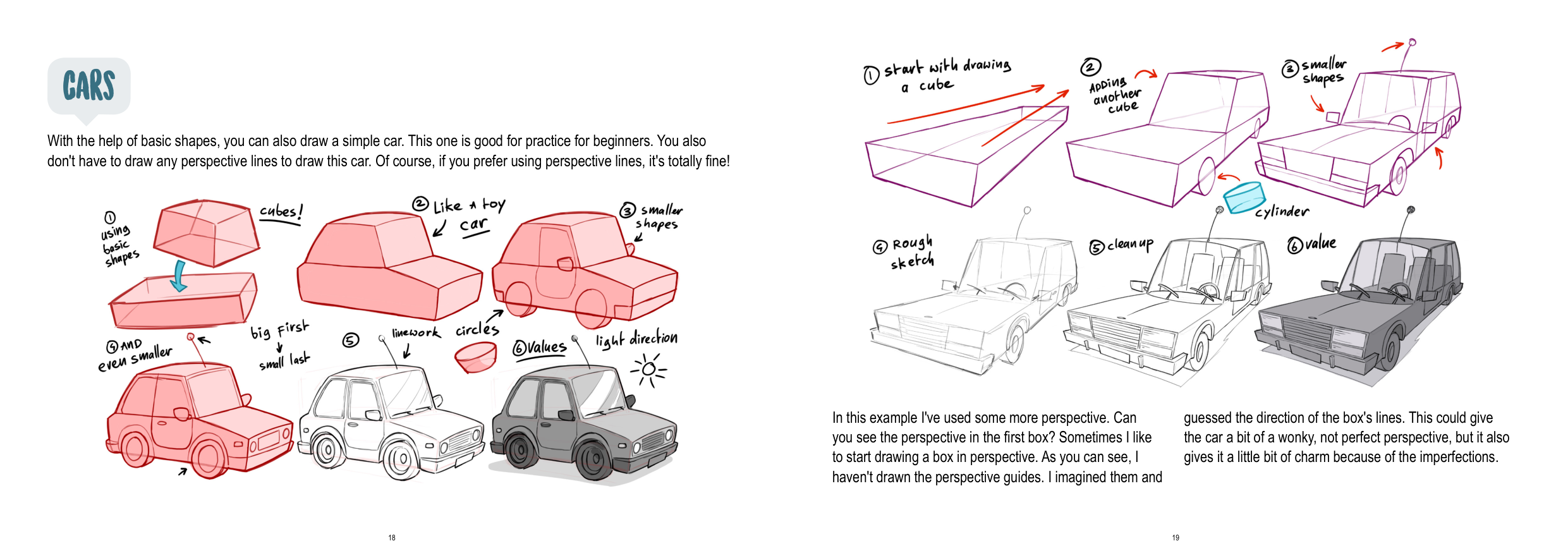 图片[10]-T1287-如何绘制载具 | How to Draw Vehicles-爱画画的卷心菜